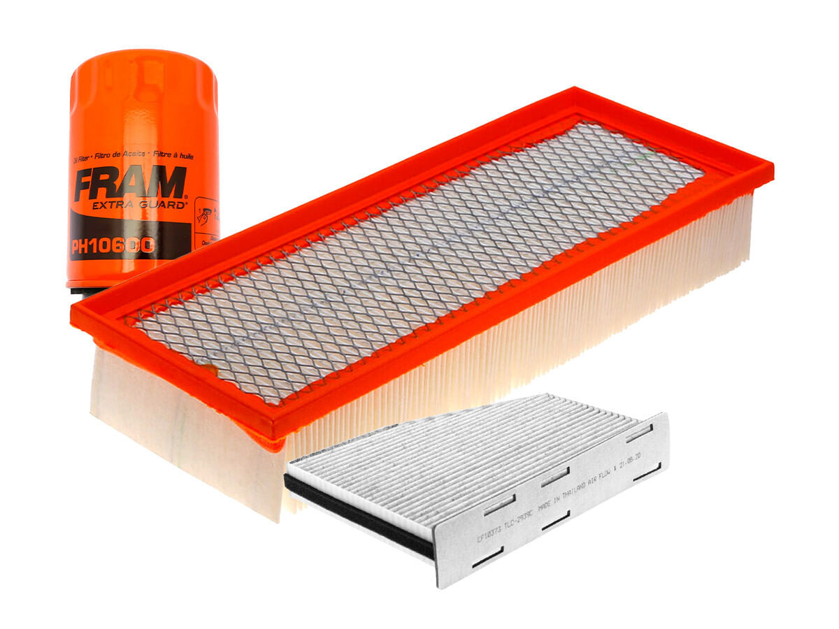 Kit De Filtro De Aire, Filtro De Aceite Y Filtro De Cabina (3 Piezas)