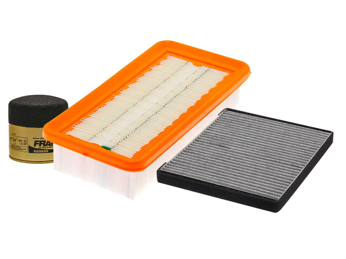 Kit De Filtro De Aire, Filtro De Aceite Sintético Y Filtro De Cabina (3 Piezas)