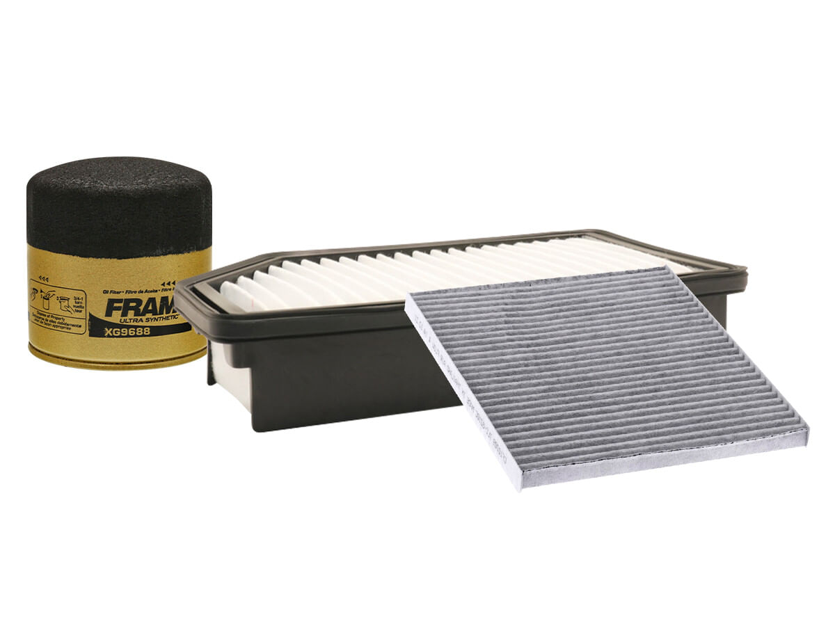 Kit De Filtro De Aire, Filtro De Aceite Sintético Y Filtro De Cabina (3 Piezas)