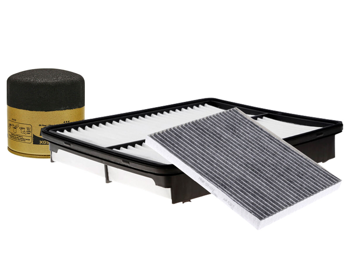 Kit De Filtro De Aire, Filtro De Aceite Sintético Y Filtro De Cabina (3 Piezas)