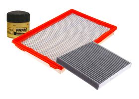 Kit De Filtro De Aire, Filtro De Aceite Sintético Y Filtro De Cabina (3 Piezas)