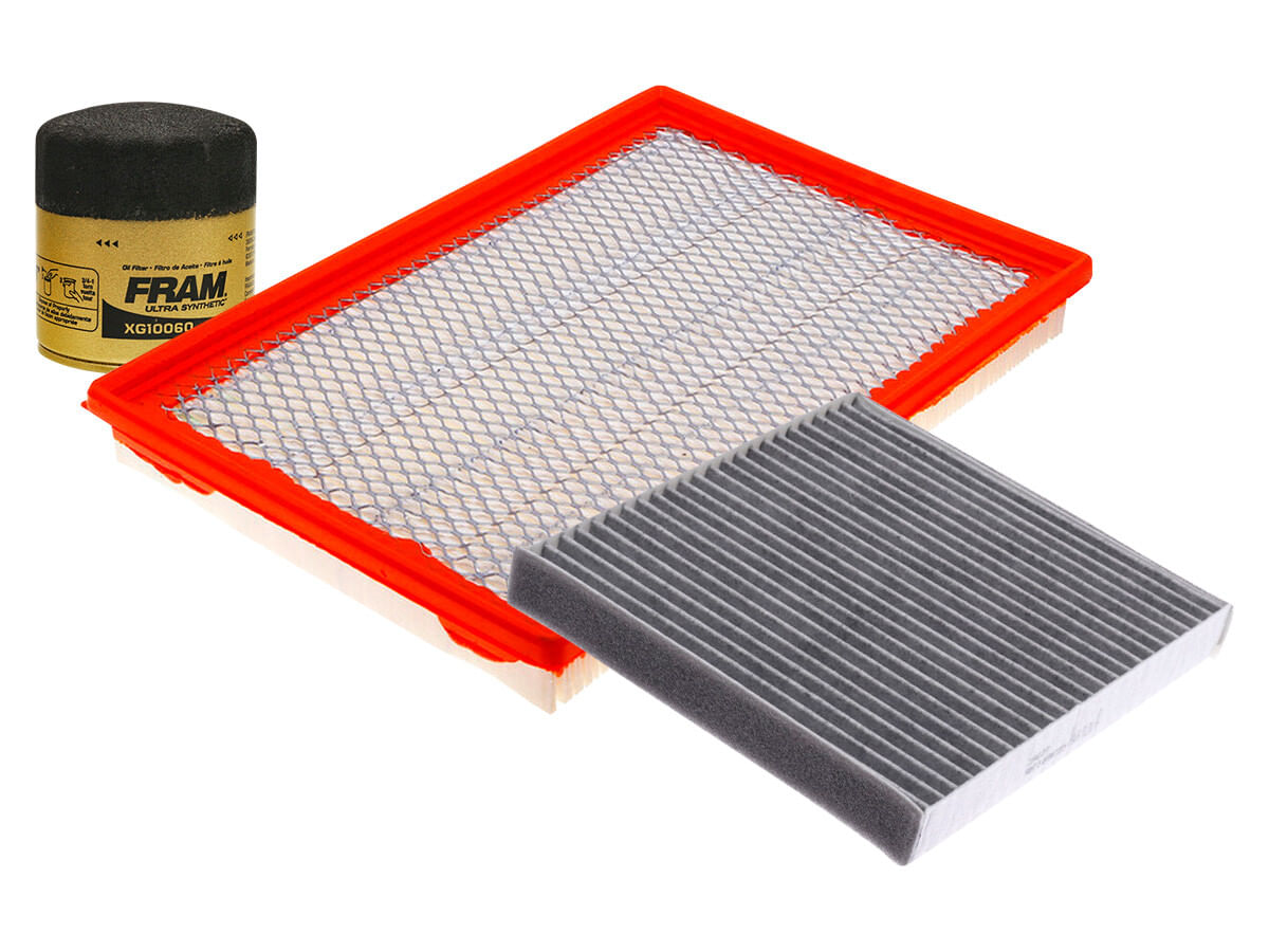 Kit De Filtro De Aire, Filtro De Aceite Sintético Y Filtro De Cabina (3 Piezas)