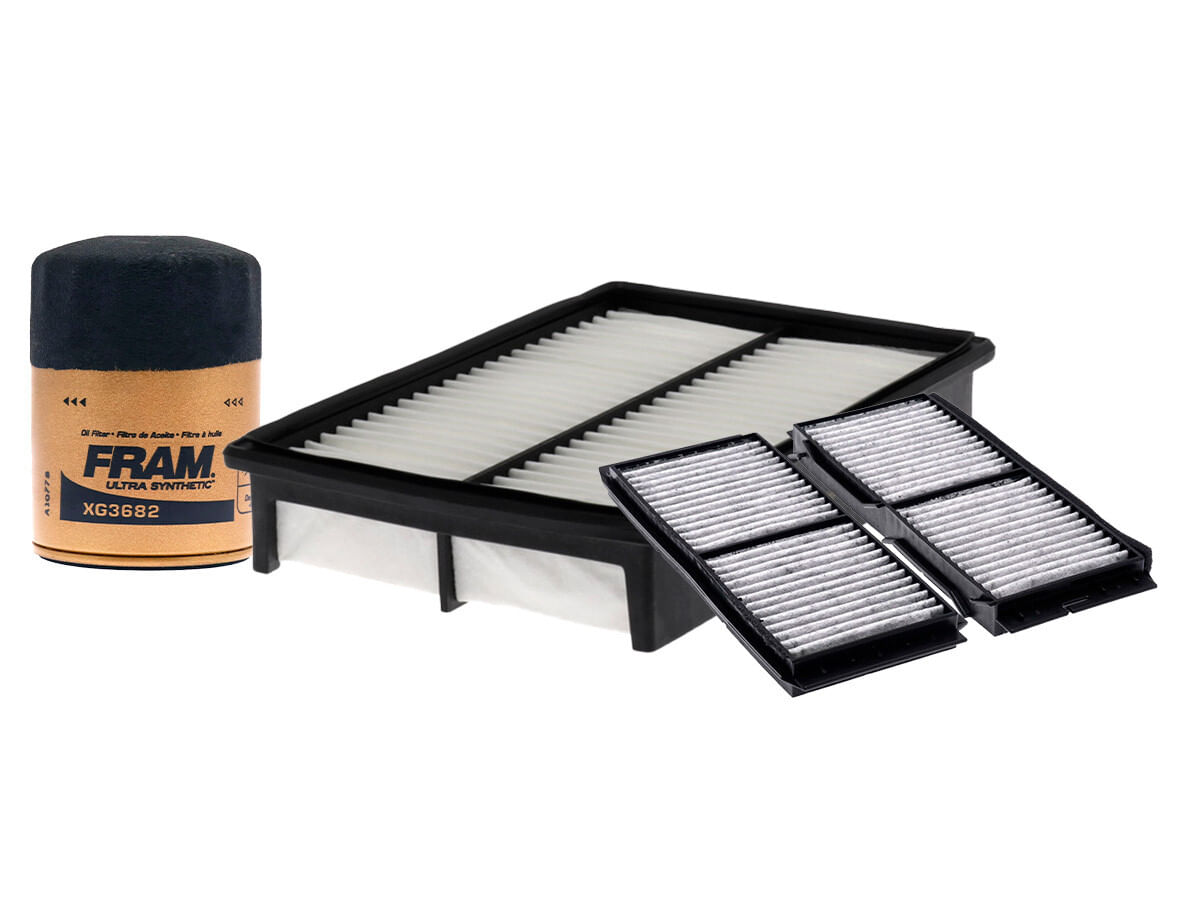 Kit De Filtro De Aire, Filtro De Aceite Sintético Y Filtro De Cabina (3 Piezas)