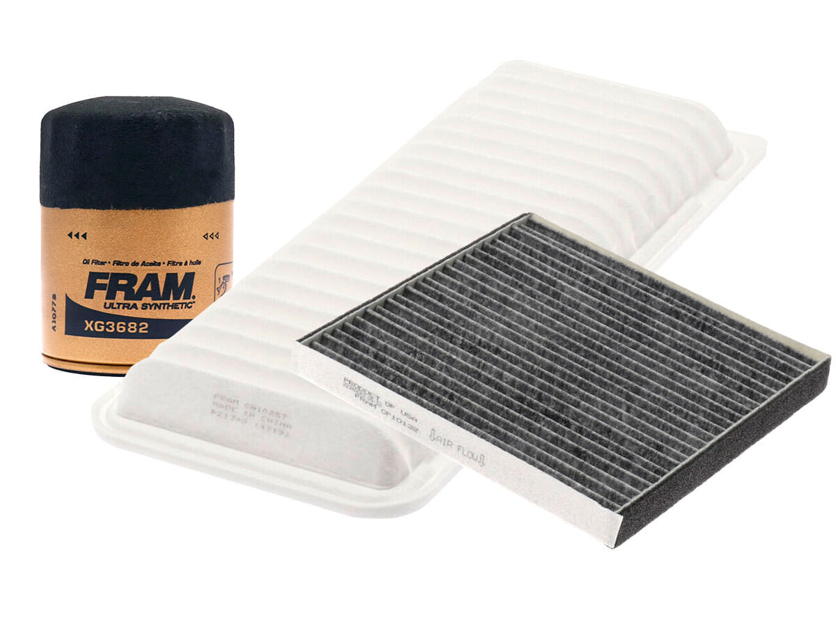 Kit De Filtro De Aire, Filtro De Aceite Sintético Y Filtro De Cabina (3 Piezas)