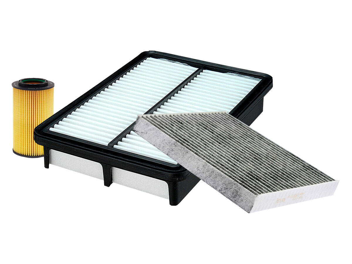 Kit De Filtro De Aire, Filtro De Aceite Y Filtro De Cabina (3 Piezas)