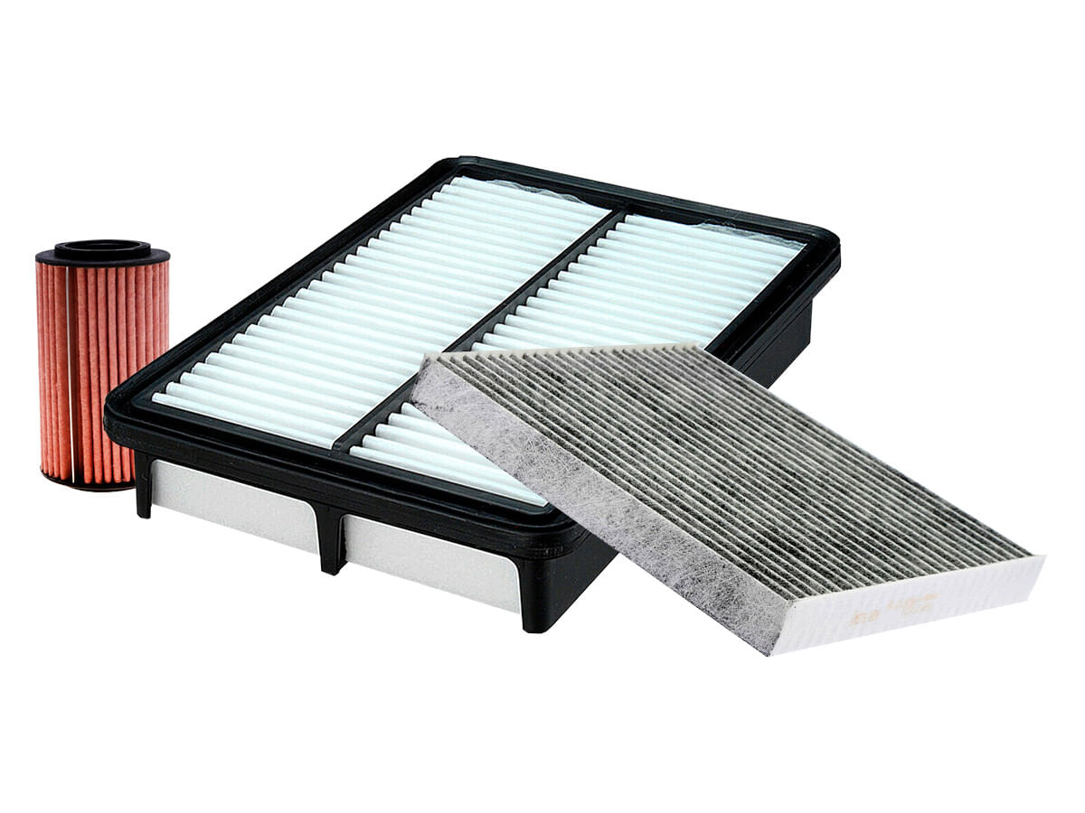 Kit De Filtro De Aire, Filtro De Aceite Sintético Y Filtro De Cabina (3 Piezas)