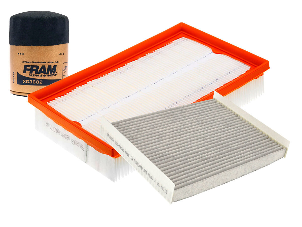 Kit De Filtro De Aire, Filtro De Aceite Sintético Y Filtro De Cabina (3 Piezas)