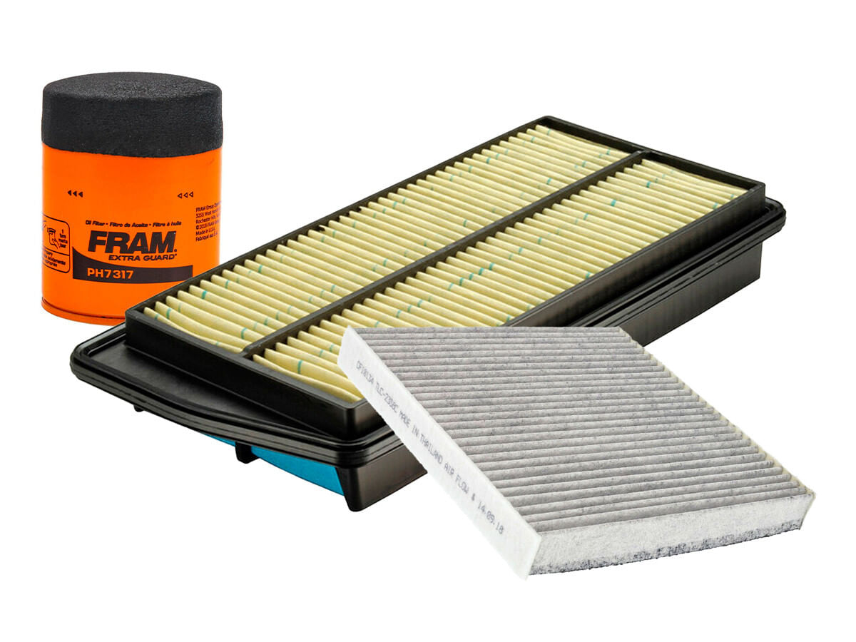 Kit De Filtro De Aire, Filtro De Aceite Y Filtro De Cabina (3 Piezas)
