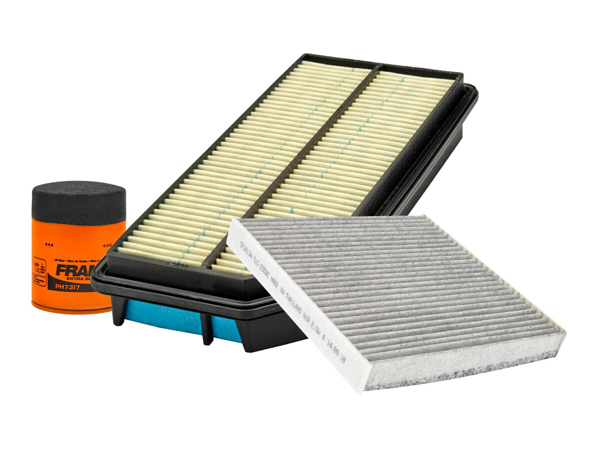 Kit De Filtro De Aire, Filtro De Aceite Y Filtro De Cabina (3 Piezas)