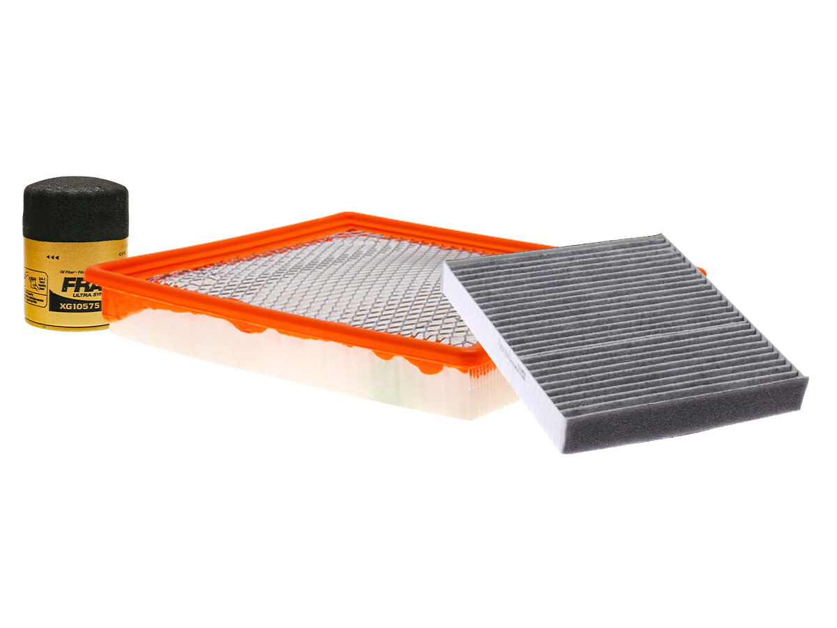 Kit De Filtro De Aire, Filtro De Aceite Sintético Y Filtro De Cabina (3 Piezas)