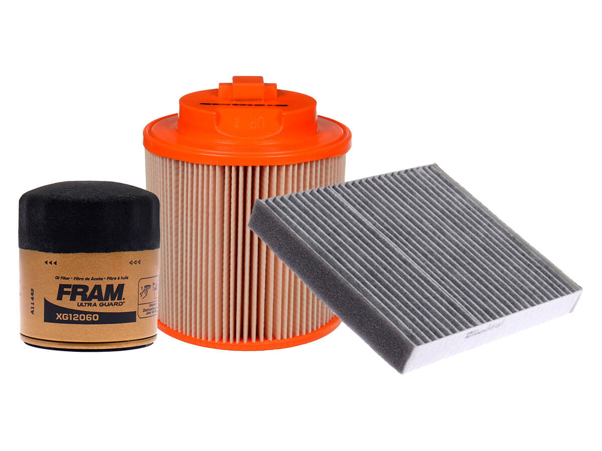 Kit De Filtro De Aire, Filtro De Aceite Sintético Y Filtro De Cabina (3 Piezas)