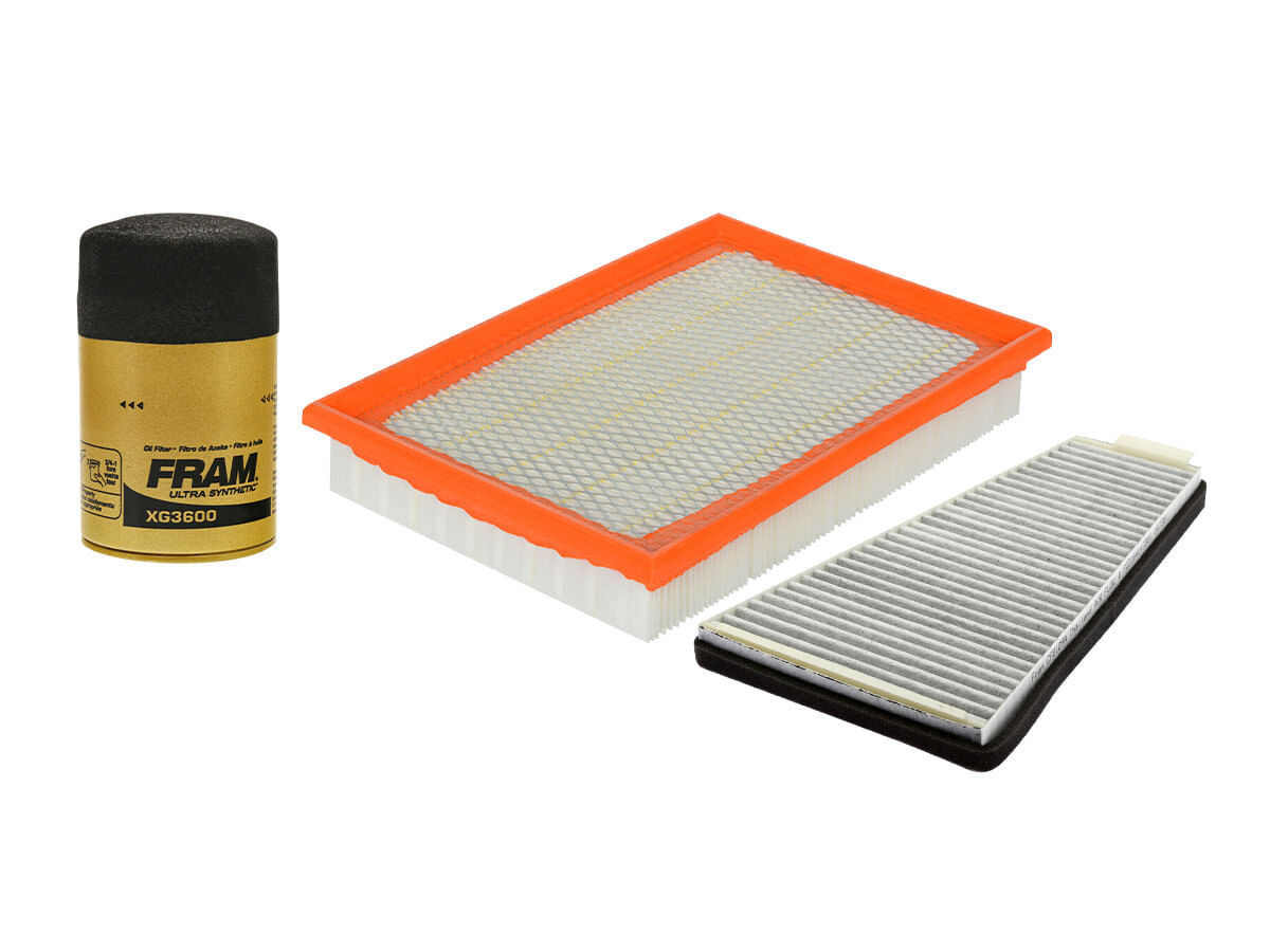 Kit De Filtro De Aire, Filtro De Aceite Sintético Y Filtro De Cabina (3 Piezas)