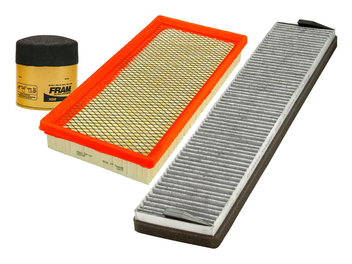 Kit De Filtro De Aire, Filtro De Aceite Sintético Y Filtro De Cabina (3 Piezas)