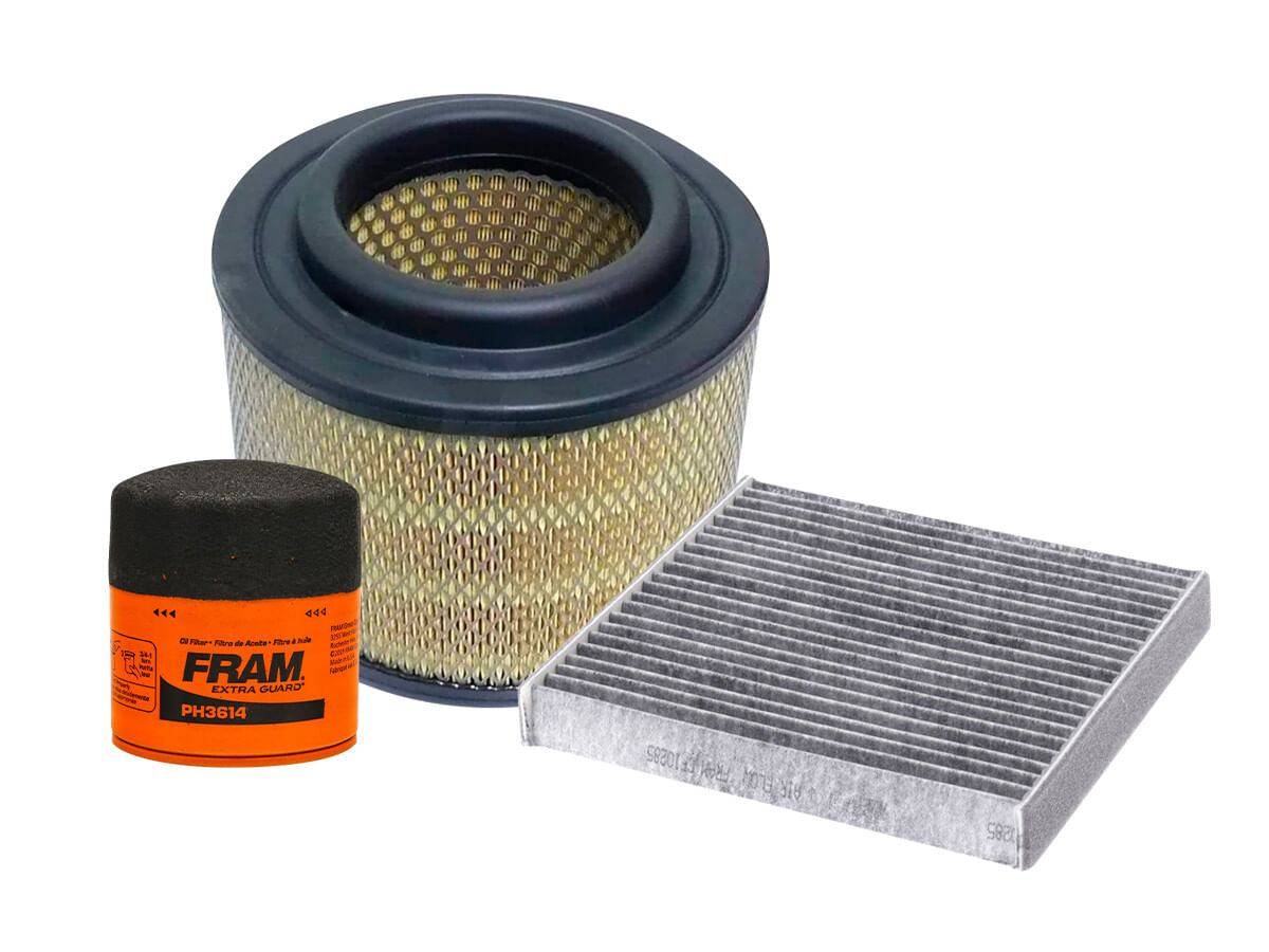 Kit De Filtro De Aire, Filtro De Aceite Y Filtro De Cabina (3 Piezas)