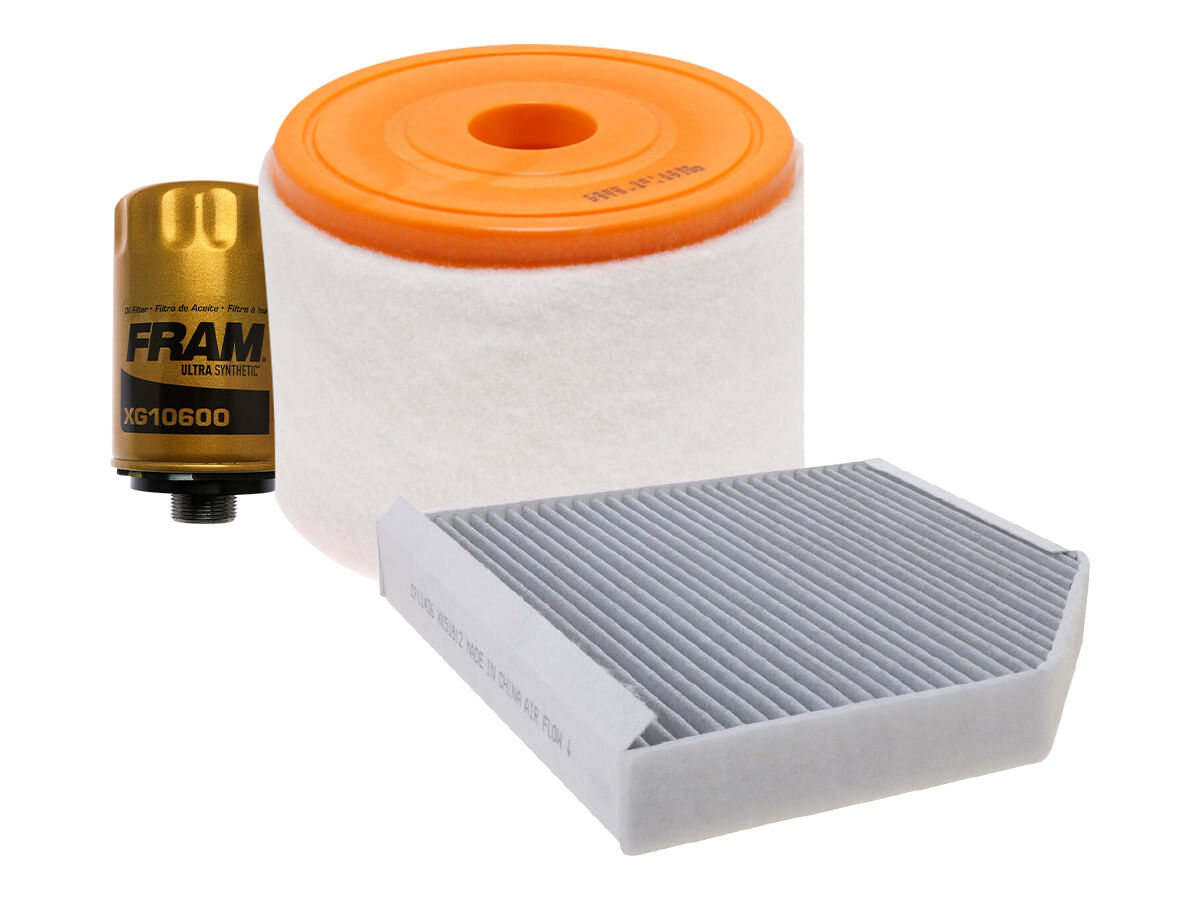 Kit De Filtro De Aire, Filtro De Aceite Sintético Y Filtro De Cabina (3 Piezas)