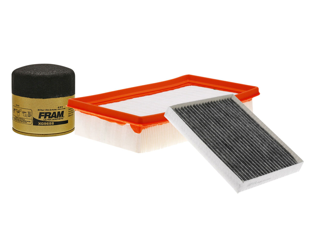 Kit De Filtro De Aire, Filtro De Aceite Sintético Y Filtro De Cabina (3 Piezas)