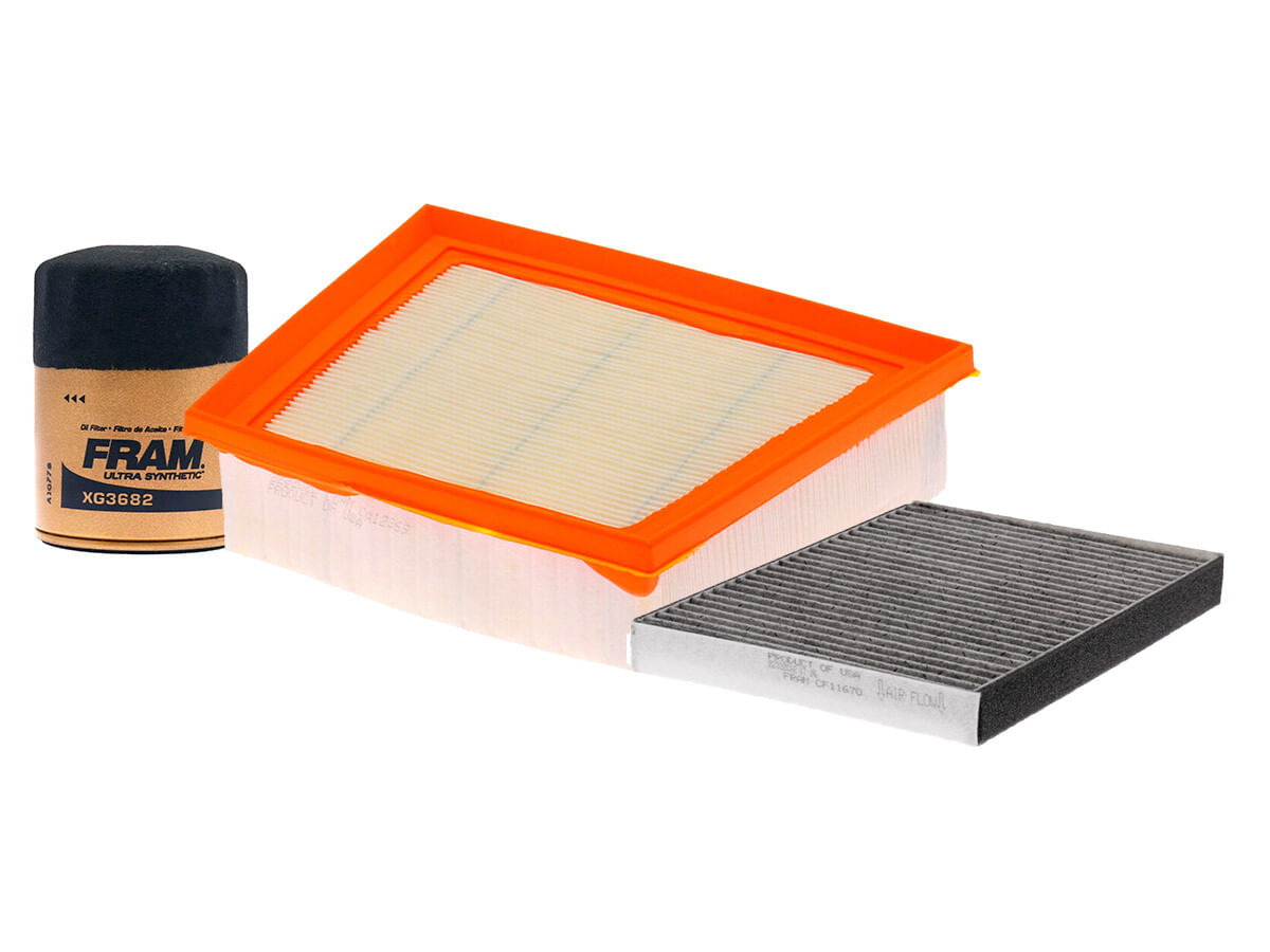 Kit De Filtro De Aire, Filtro De Aceite Sintético Y Filtro De Cabina (3 Piezas)
