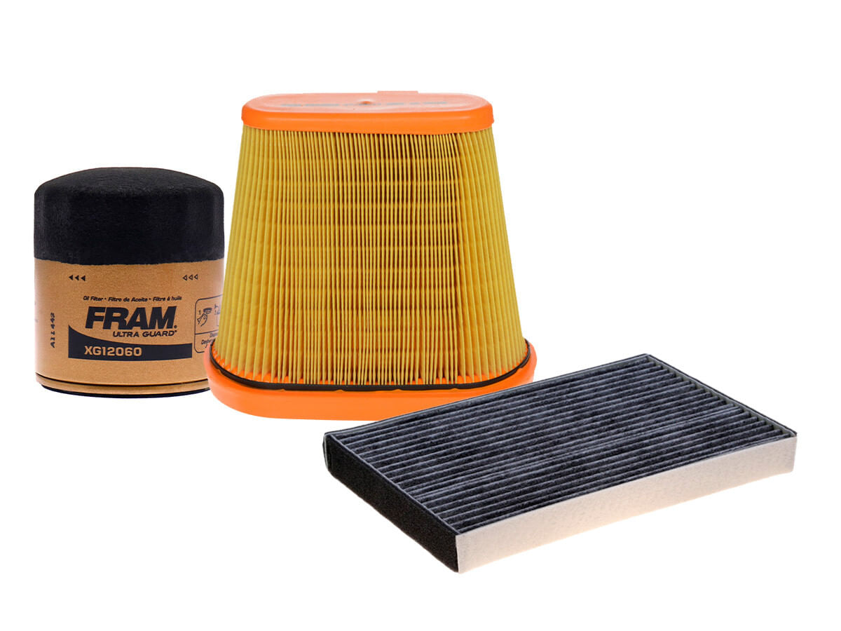 Kit De Filtro De Aire, Filtro De Aceite Sintético Y Filtro De Cabina (3 Piezas)