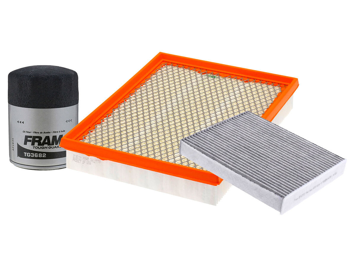 Kit De Filtro De Aire, Filtro De Aceite Y Filtro De Cabina (3 Piezas)