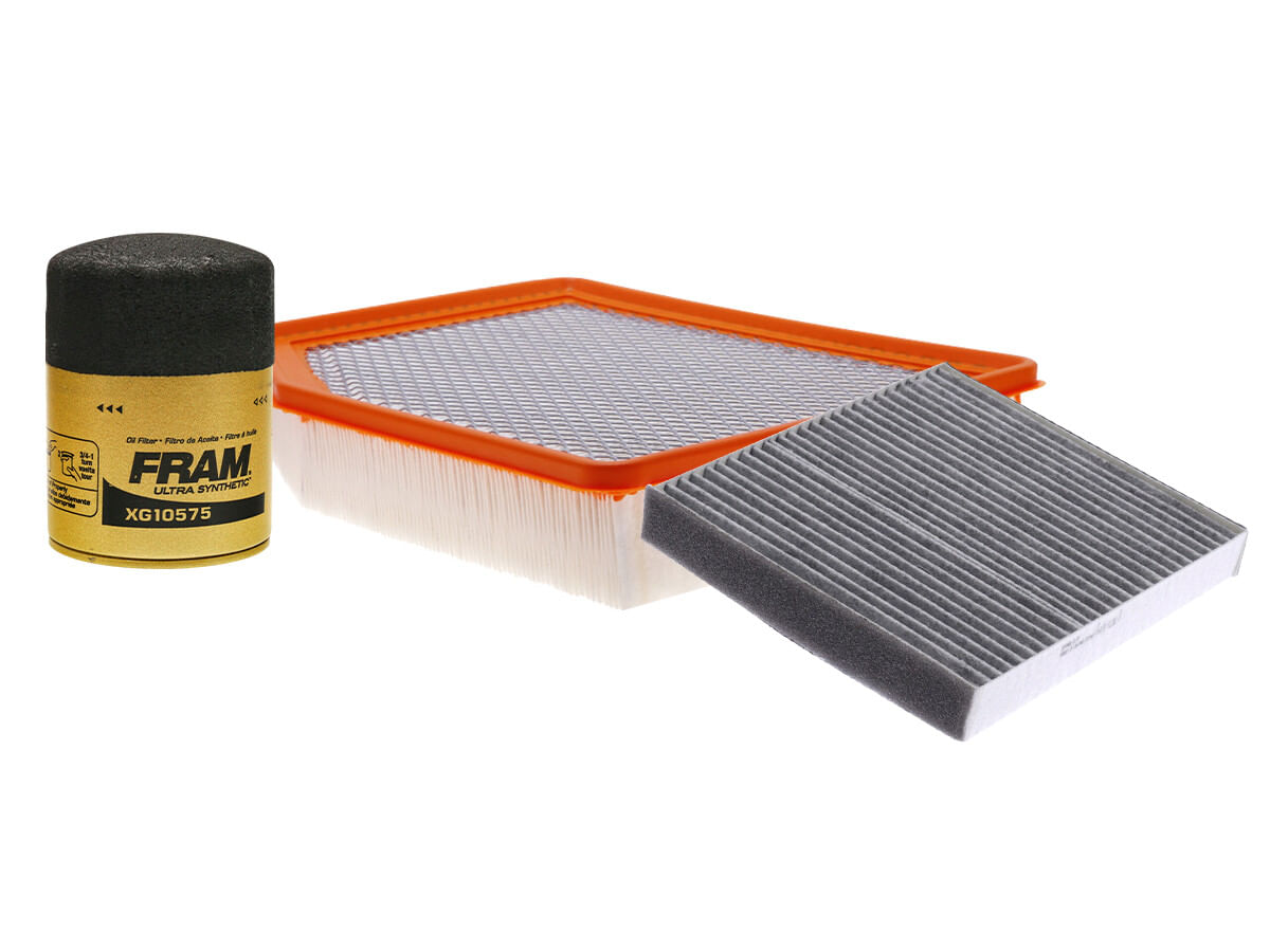 Kit De Filtro De Aire, Filtro De Aceite Sintético Y Filtro De Cabina (3 Piezas)