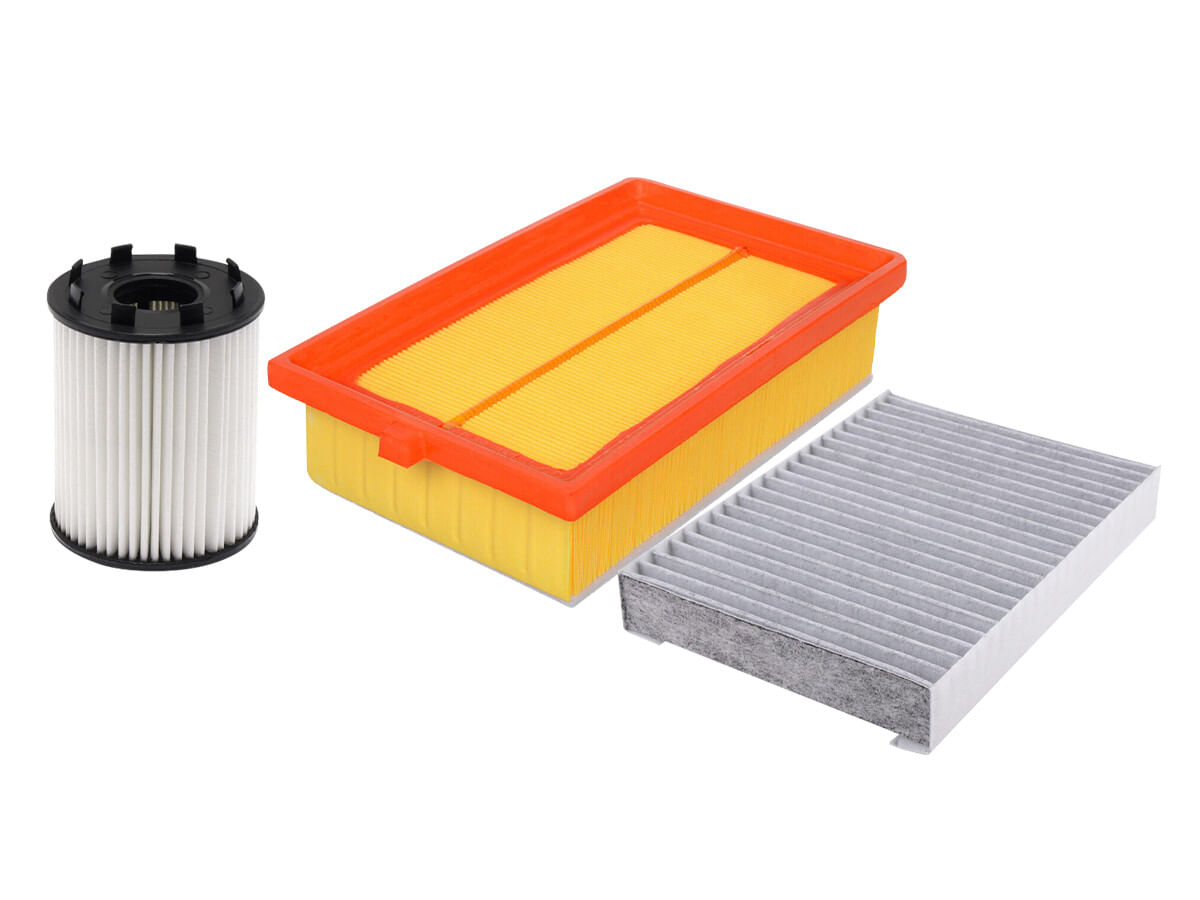 Kit De Filtro De Aire, Filtro De Aceite Sintético Y Filtro De Cabina (3 Piezas)