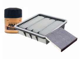 Kit De Filtro De Aire, Filtro De Aceite Sintético Y Filtro De Cabina (3 Piezas)