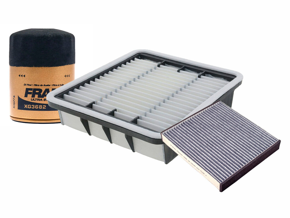 Kit De Filtro De Aire, Filtro De Aceite Sintético Y Filtro De Cabina (3 Piezas)