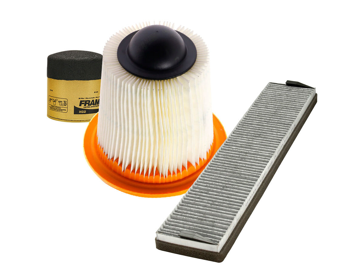 Kit De Filtro De Aire, Filtro De Aceite Sintético Y Filtro De Cabina (3 Piezas)