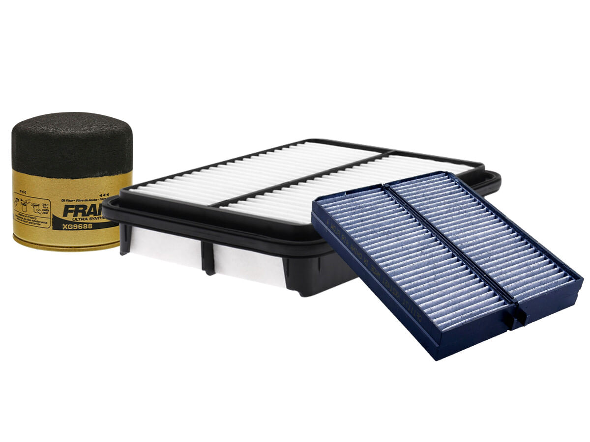 Kit De Filtro De Aire, Filtro De Aceite Sintético Y Filtro De Cabina (3 Piezas)
