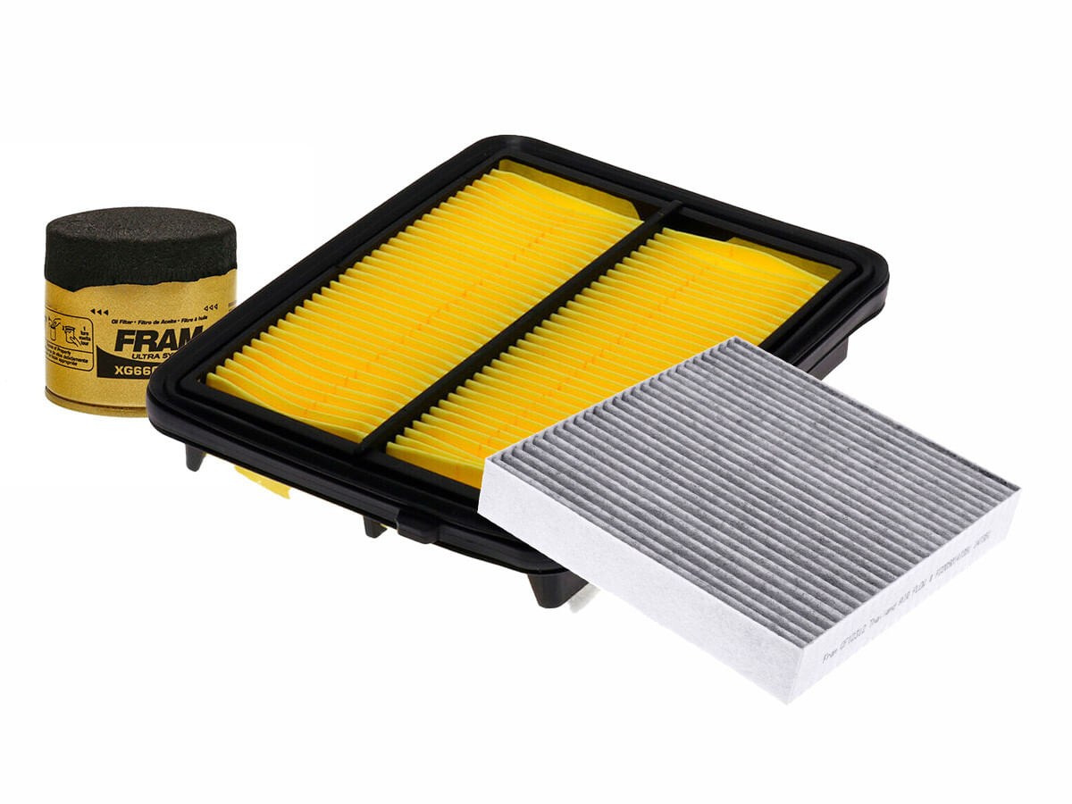 Kit De Filtro De Aire, Filtro De Aceite Sintético Y Filtro De Cabina (3 Piezas)