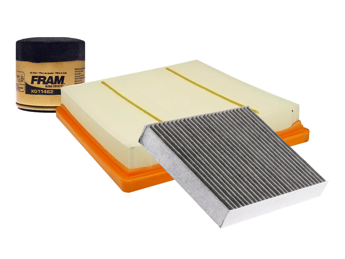Kit De Filtro De Aire, Filtro De Aceite Sintético Y Filtro De Cabina (3 Piezas)