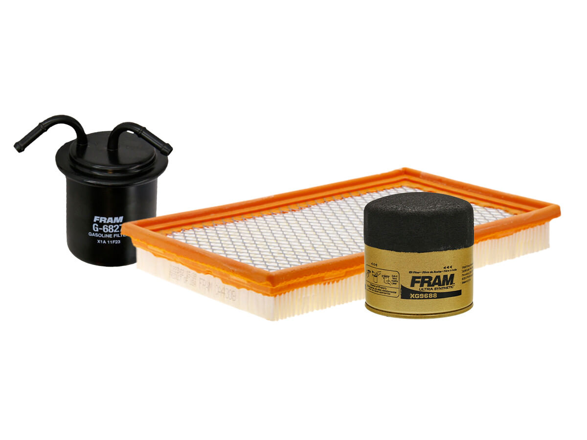 Kit De Filtro De Aire, Filtro De Aceite Sintético Y Filtro De Combustible (3 Piezas)