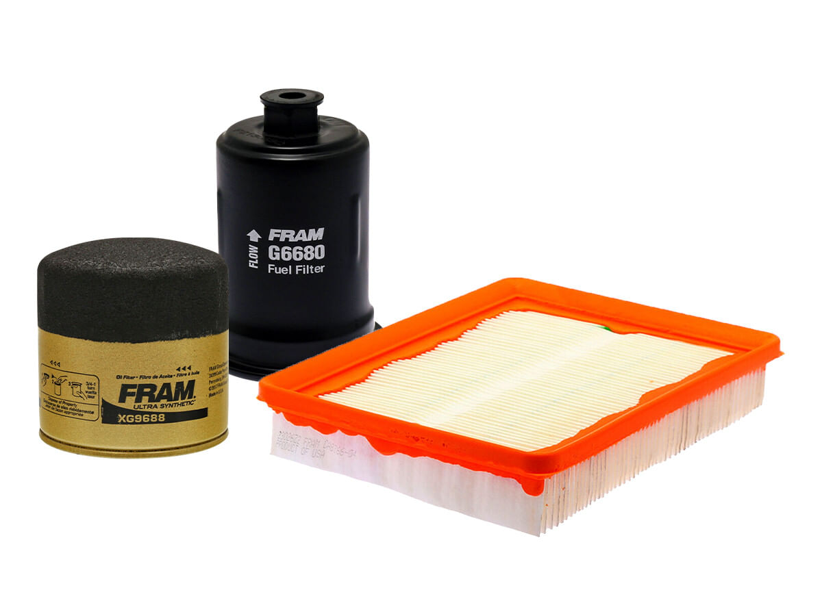 Kit De Filtro De Aire, Filtro De Aceite Sintético Y Filtro De Combustible (3 Piezas)