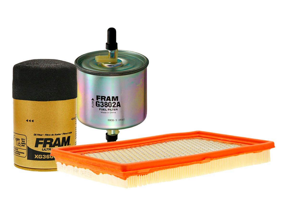 Kit De Filtro De Aire, Filtro De Aceite Sintético Y Filtro De Combustible (3 Piezas)