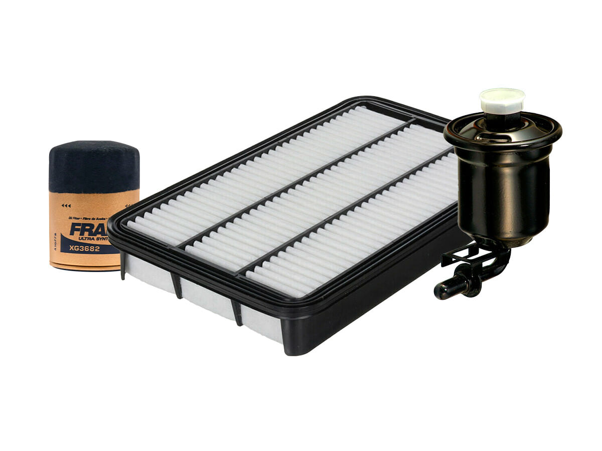 Kit De Filtro De Aire, Filtro De Aceite Sintético Y Filtro De Combustible (3 Piezas)