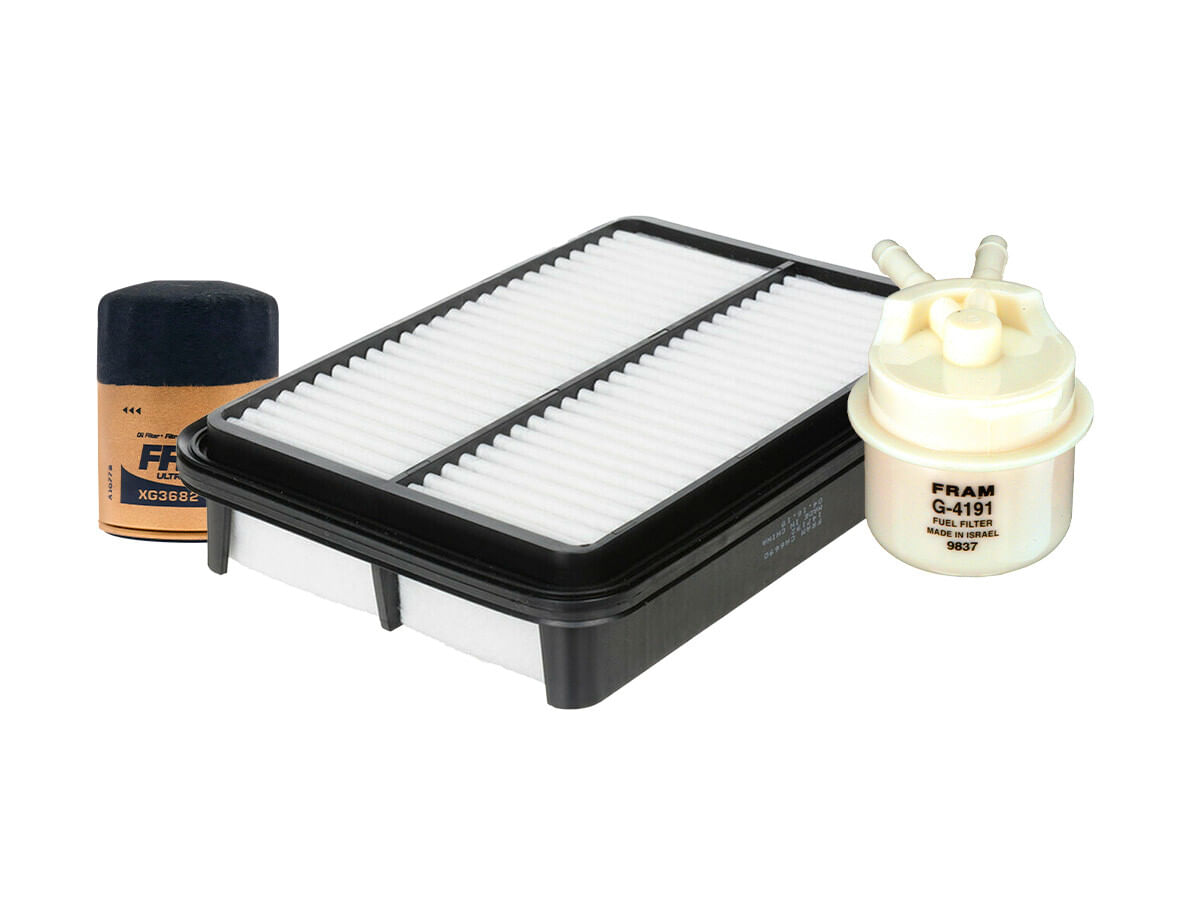 Kit De Filtro De Aire, Filtro De Aceite Sintético Y Filtro De Combustible (3 Piezas)