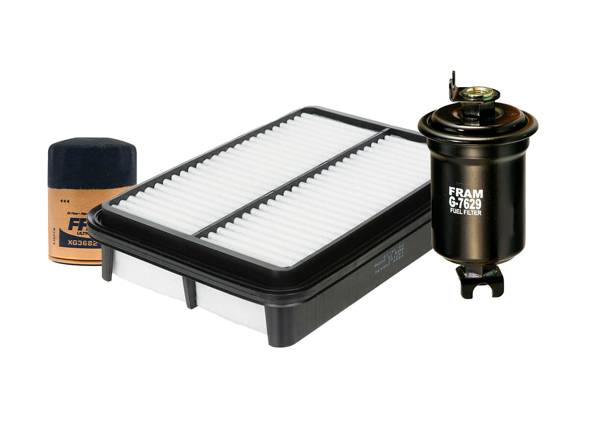 Kit De Filtro De Aire, Filtro De Aceite Sintético Y Filtro De Combustible (3 Piezas)