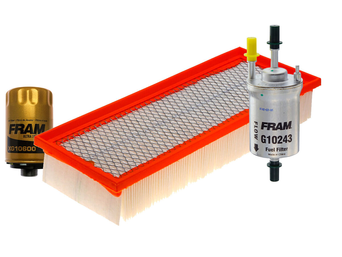Kit De Filtro De Aire, Filtro De Aceite Sintético Y Filtro De Combustible (3 Piezas)