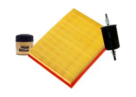 Kit De Filtro De Aire, Filtro De Aceite Sintético Y Filtro De Combustible (3 Piezas)