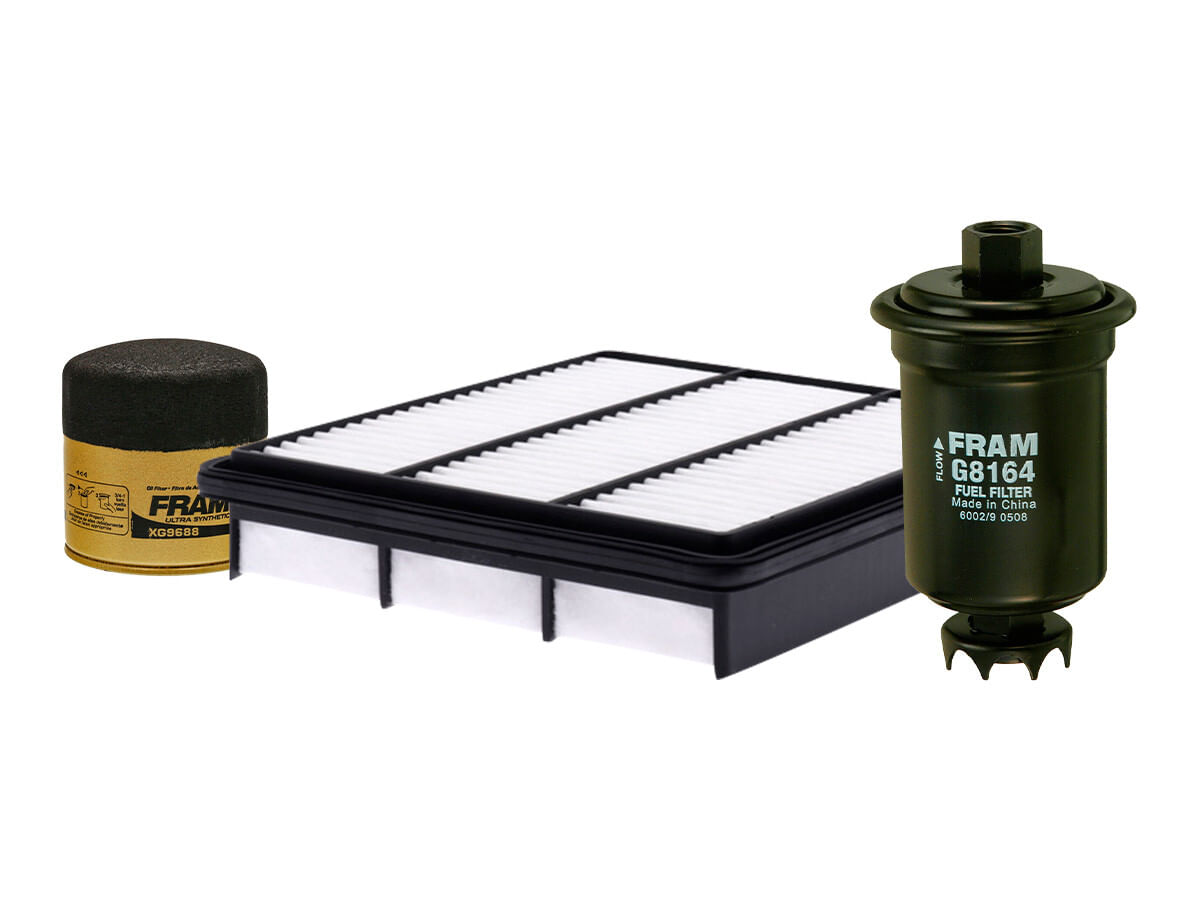 Kit De Filtro De Aire, Filtro De Aceite Sintético Y Filtro De Combustible (3 Piezas)