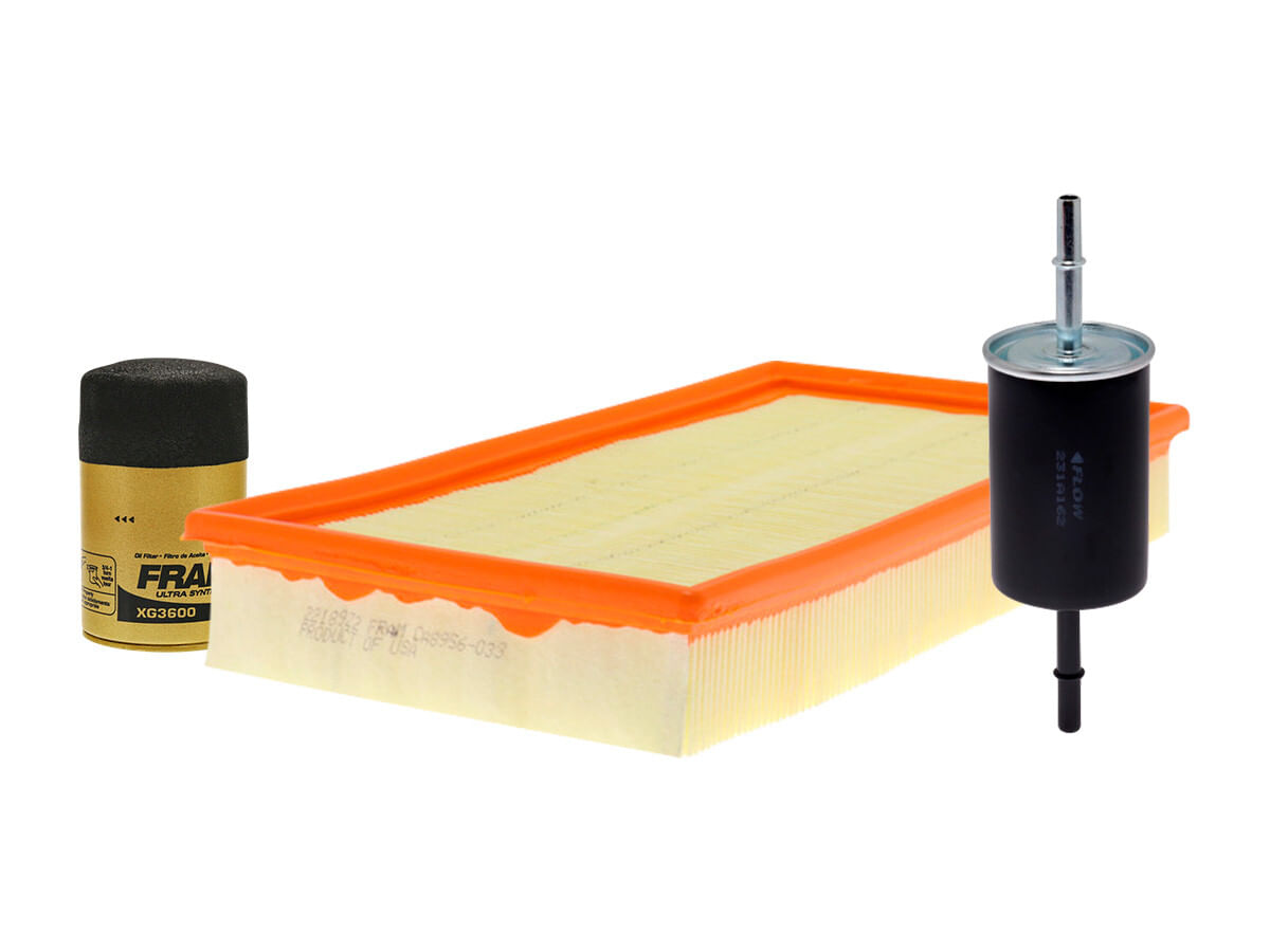 Kit De Filtro De Aire, Filtro De Aceite Sintético Y Filtro De Combustible (3 Piezas)
