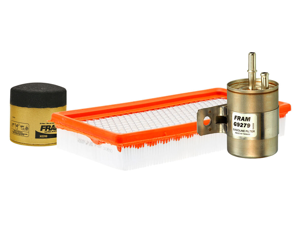 Kit De Filtro De Aire, Filtro De Aceite Sintético Y Filtro De Combustible (3 Piezas)