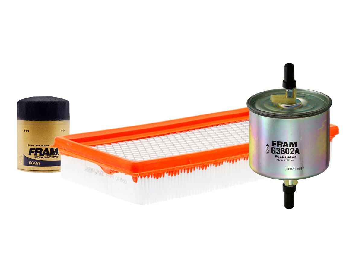 Kit De Filtro De Aire, Filtro De Aceite Sintético Y Filtro De Combustible (3 Piezas)