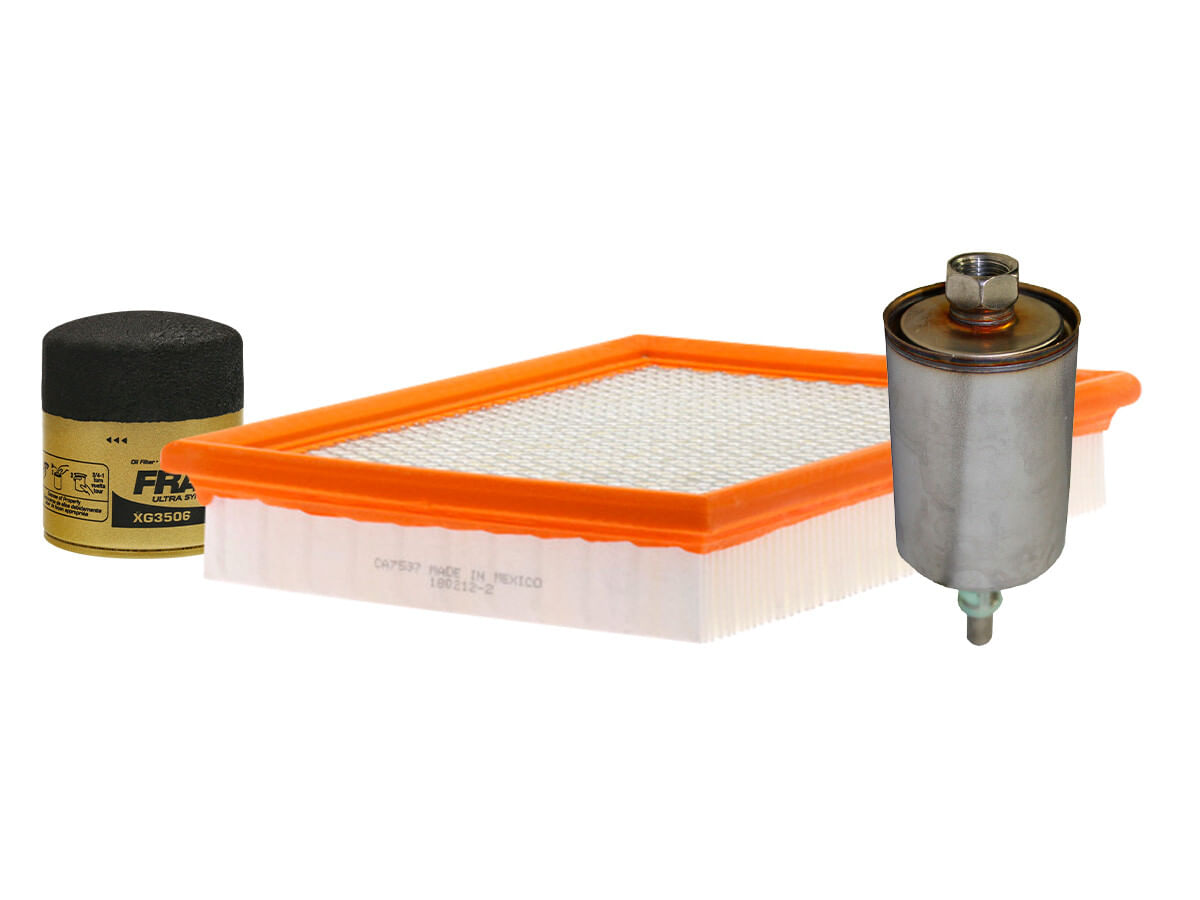 Kit De Filtro De Aire, Filtro De Aceite Sintético Y Filtro De Combustible (3 Piezas)