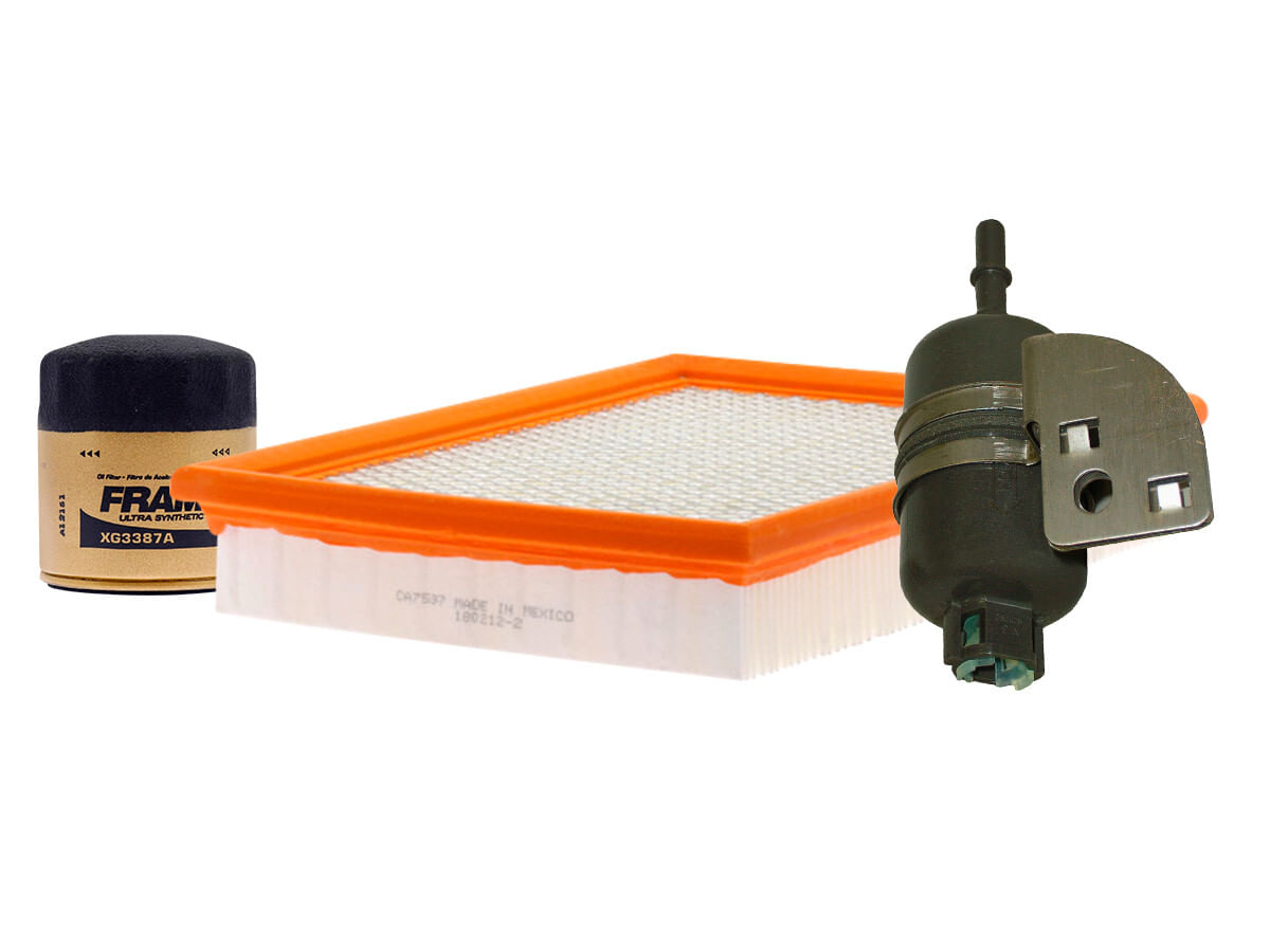 Kit De Filtro De Aire, Filtro De Aceite Sintético Y Filtro De Combustible (3 Piezas)