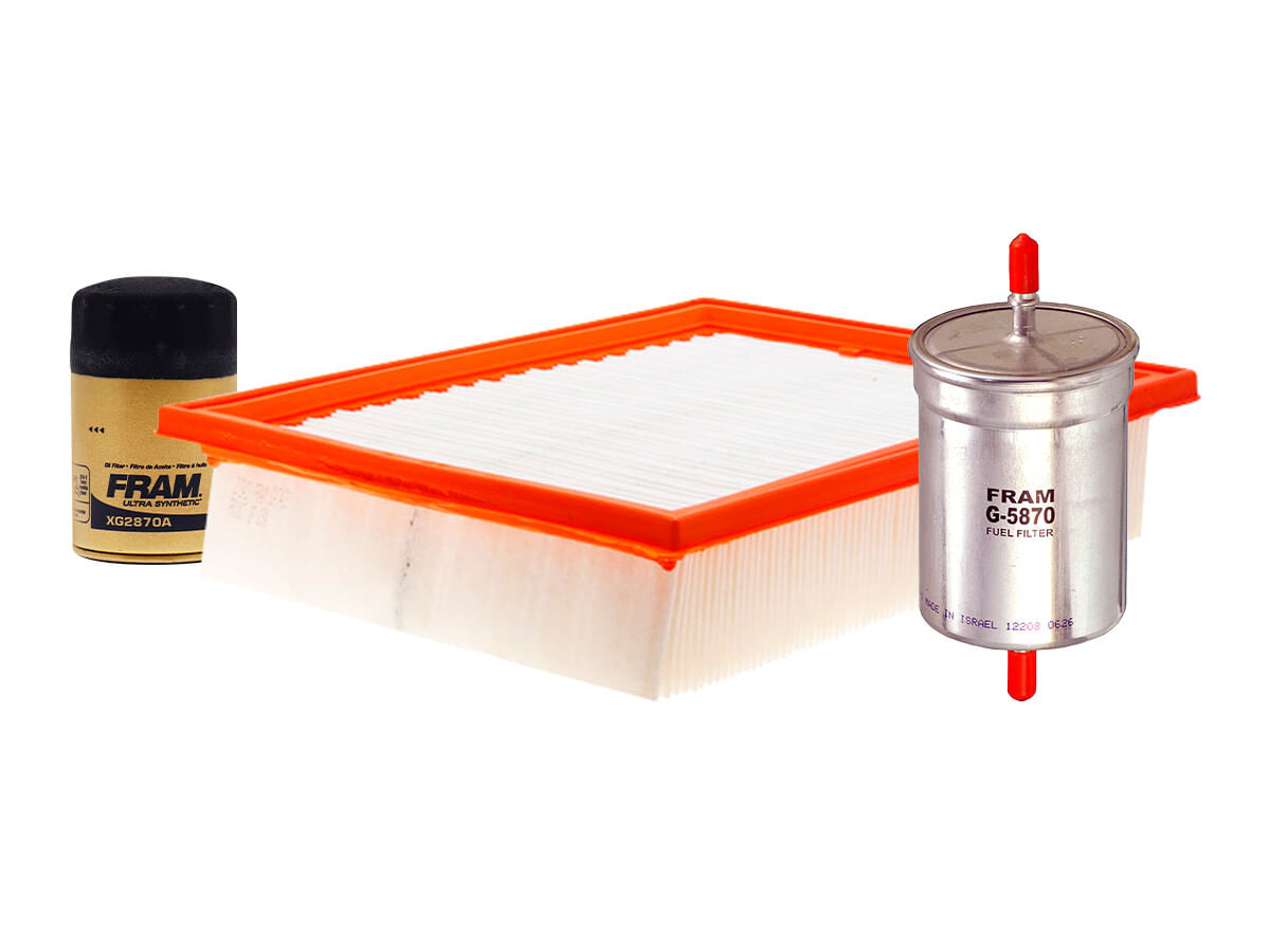 Kit De Filtro De Aire, Filtro De Aceite Sintético Y Filtro De Combustible (3 Piezas)