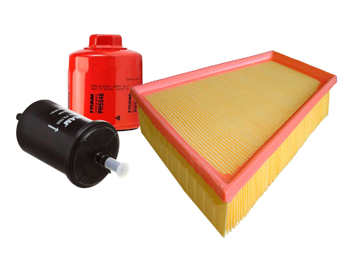 Kit De Filtro De Aire, Filtro De Aceite Y Filtro De Combustible (3 Piezas)