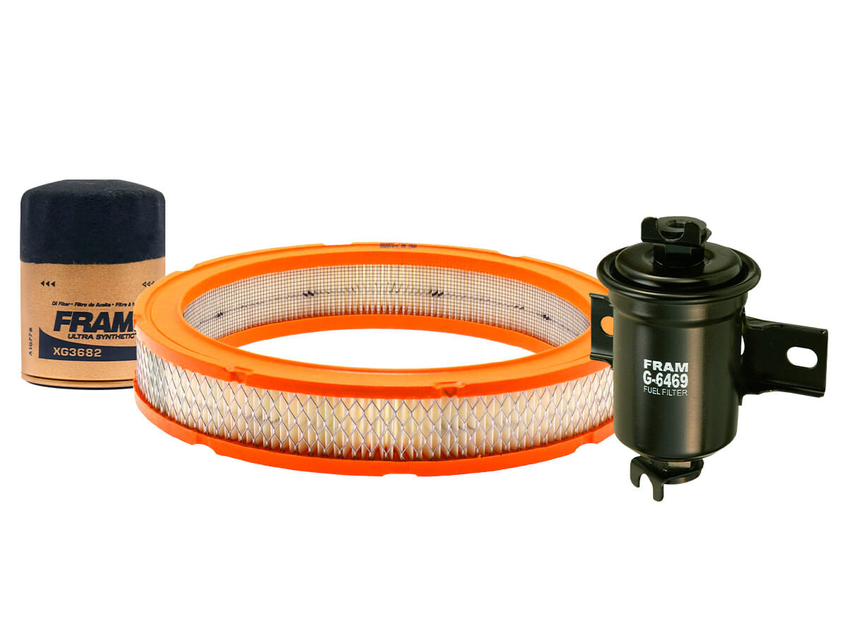 Kit De Filtro De Aire, Filtro De Aceite Sintético Y Filtro De Combustible (3 Piezas)