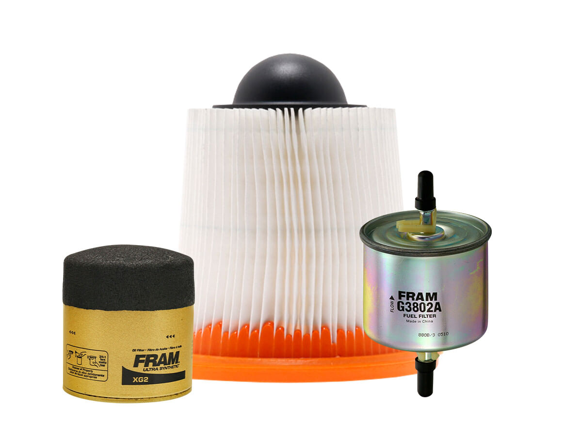 Kit De Filtro De Aire, Filtro De Aceite Sintético Y Filtro De Combustible (3 Piezas)