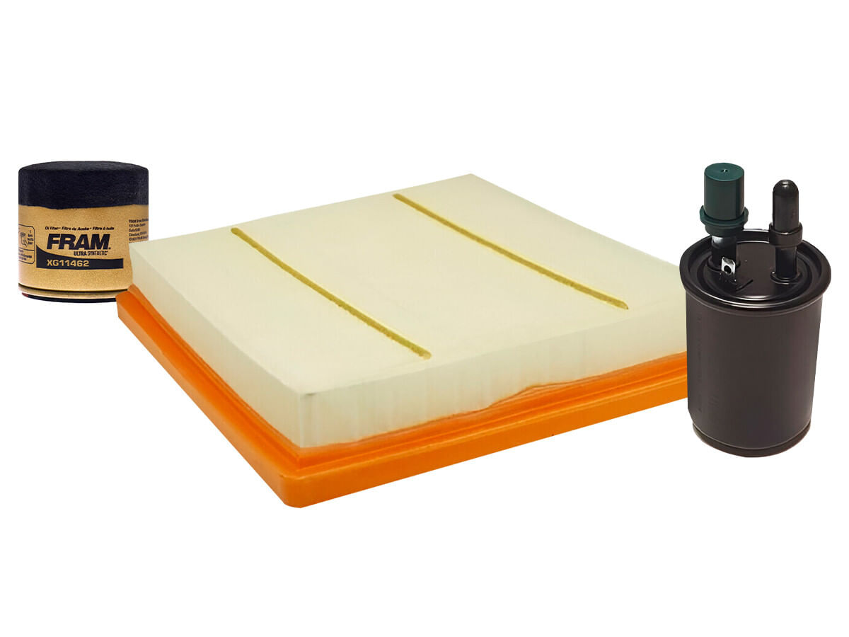 Kit De Filtro De Aire, Filtro De Aceite Sintético Y Filtro De Combustible (3 Piezas)
